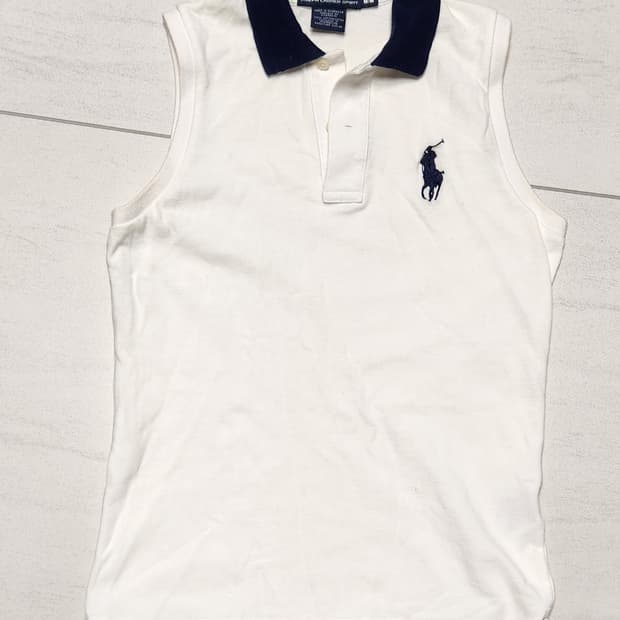 폴로 빅포니 화이트 pk 나시 