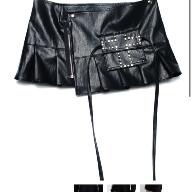 TAAE Pleated Wrap Skirt 001 태 스커트