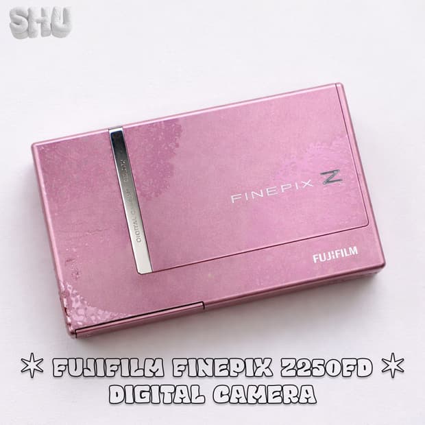 후지필름 파인픽스 Z250FD 빈티지 디지털 카메라 핑크