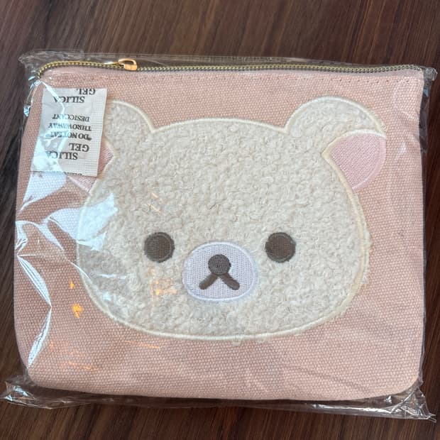 코리락쿠마 자수파우치(대)