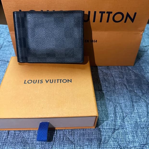 루이비통 다미에 머니클립 반지갑