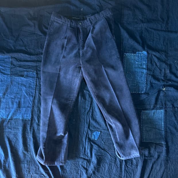 빈티지 원턱 코듀로이 팬츠 34
