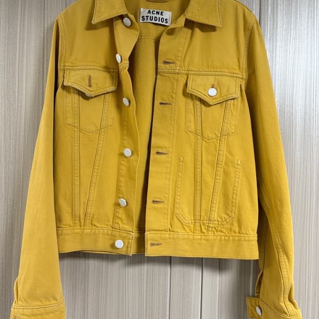 아크네 스튜디오 옐로(머스타드) 데님자켓