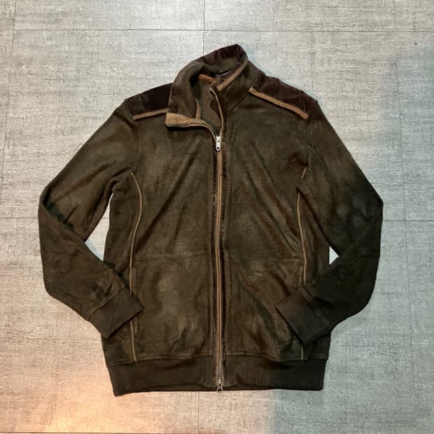 일본빈티지 Intermezzo 올드스쿨보헤미안 골덴견장 집업자켓