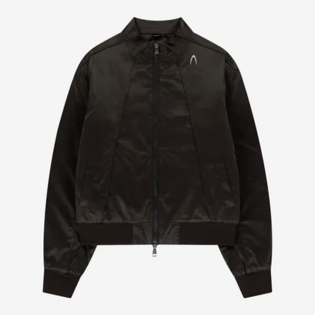 Piping Leather Blouson 아캄 레더 자켓 (브라운)