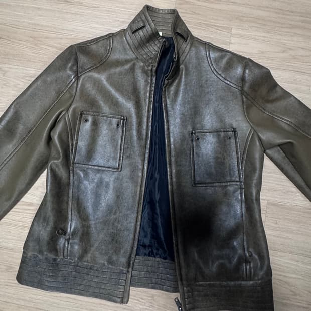 Japanese 빈티지 가죽 자켓