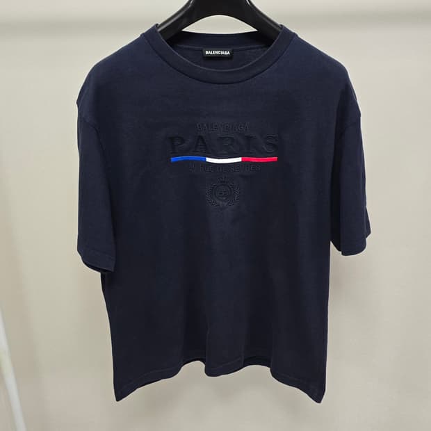 발렌시아가 파리스 로고 반팔 티셔츠 m사이즈 100 105 판매