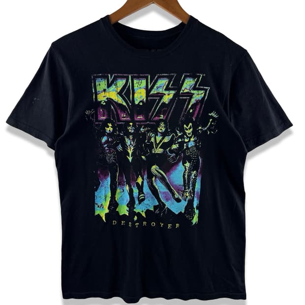 KISS 오피셜 Destroyer 밴드 티셔츠4288
