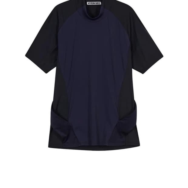 혜인서 pocket t shirt navy