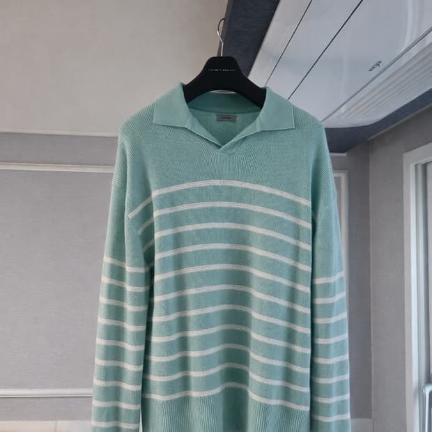 [거의 새것] 시스템옴므 카라 니트 긴팔 티셔츠 105