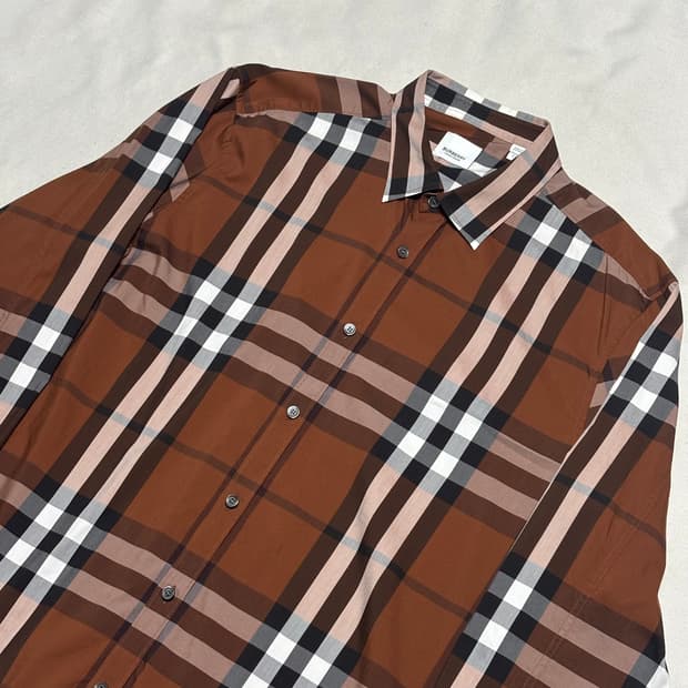 XXL 버버리 체크셔츠