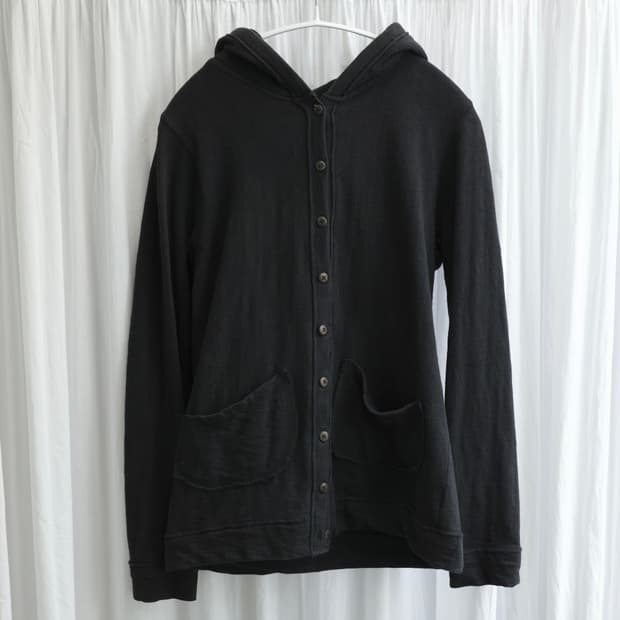 Loose hoodie cardigan