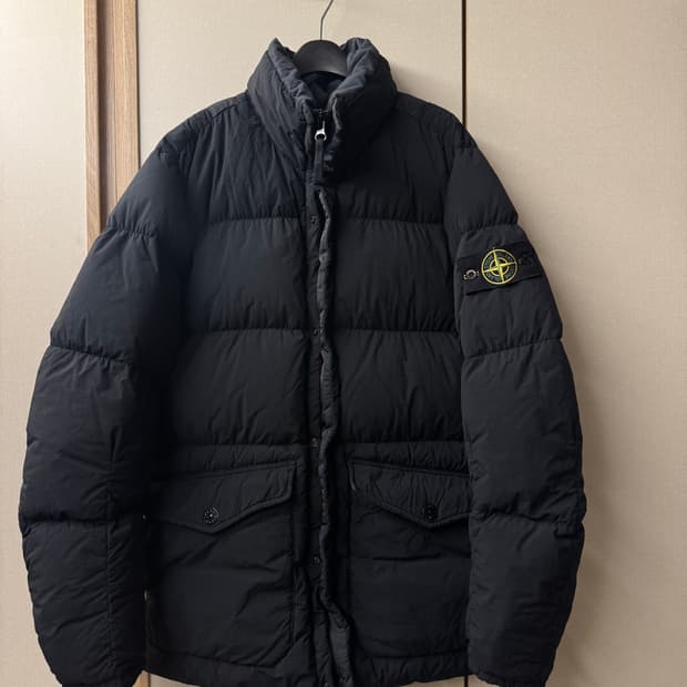 스톤아일랜드 가먼트다이드 크링클랩스 패딩