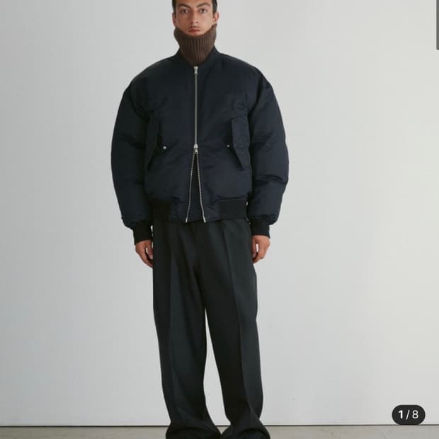 [OS] 렉토 오버사이즈 나일론 다운 점퍼 ma-1