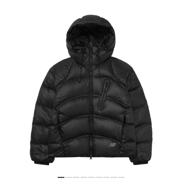 뉴발란스 플라잉 77 슈퍼라이트 후드형 헤비 구스다운 패딩