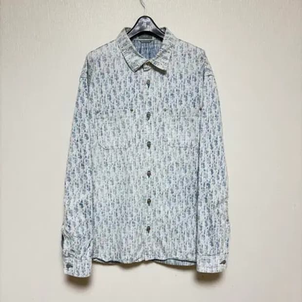 [43] 디올 오블리크 카스리 데님셔츠


