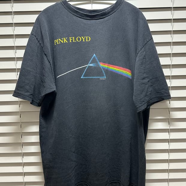 90s 핑크 플로이드 반팔 XL dark side of the moon