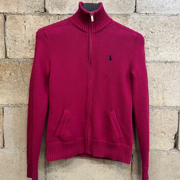 폴로 랄프 로렌 니트 집업