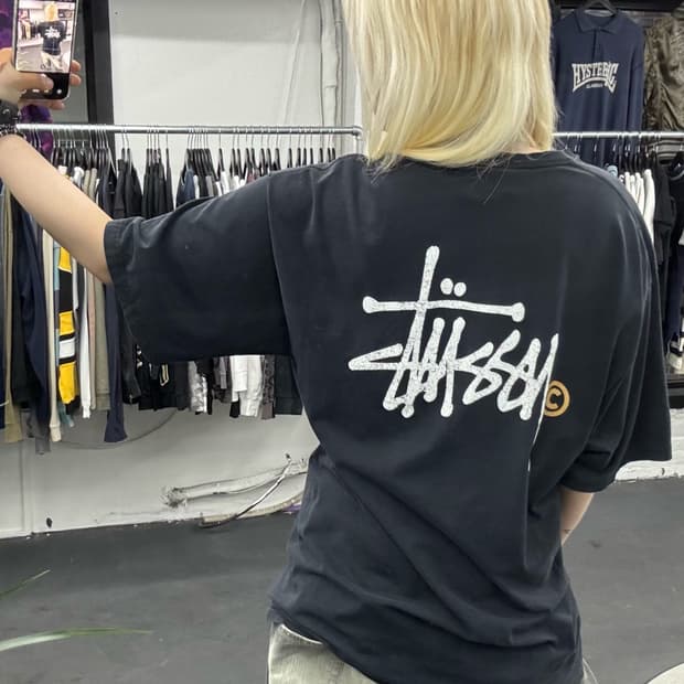 스투시 베이직 로고 티셔츠