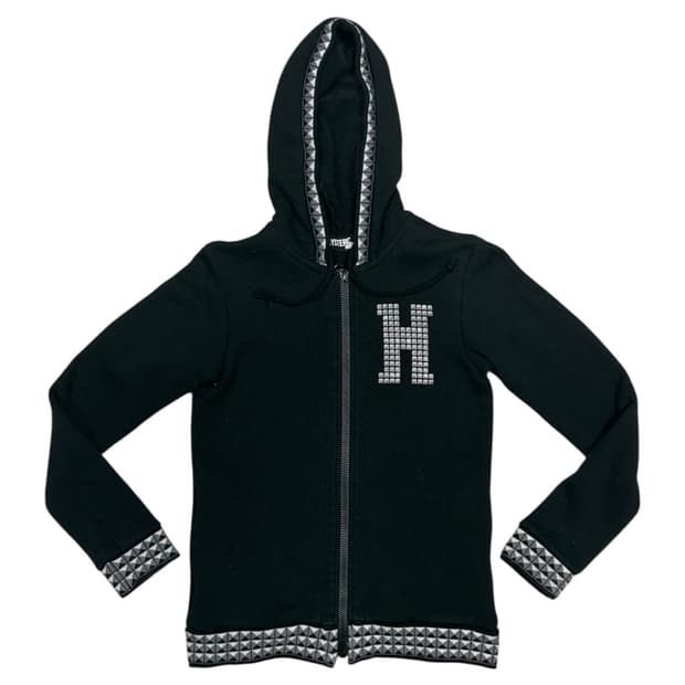 히스테릭 글래머 아카이브 스터드 폭탄 후드 집업 자켓