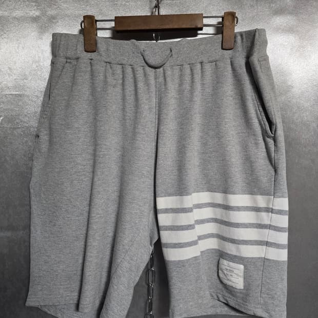 THOM BROWNE 4-BAR 스웨트 반바지