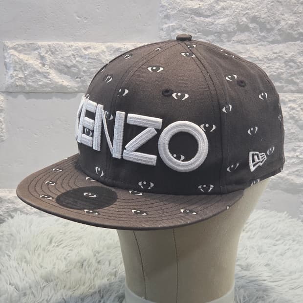 p8-1:겐조(KENZO)x뉴에라59FIFTY 아이 패턴 캡 57.7cm