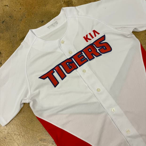 [정품/105] 기아 타이거즈 야구 홈 유니폼 노마킹 b10