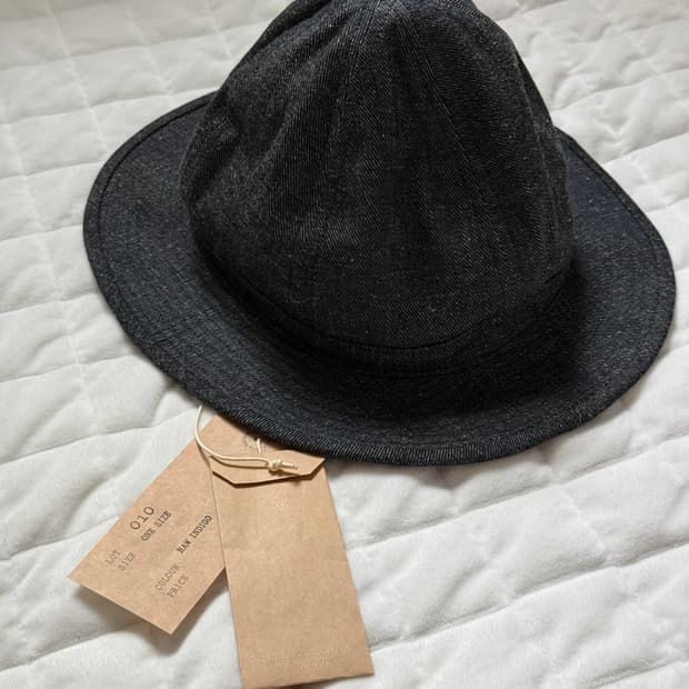 타이가타카하시 raw denim hat