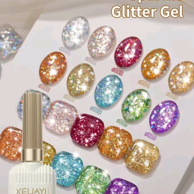 글리터 젤네일 미개봉 10개 세트