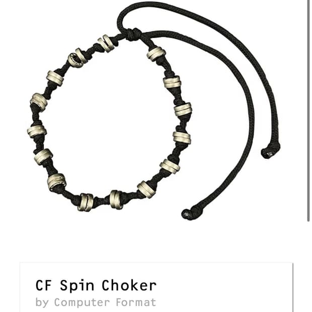Computer format spin choker