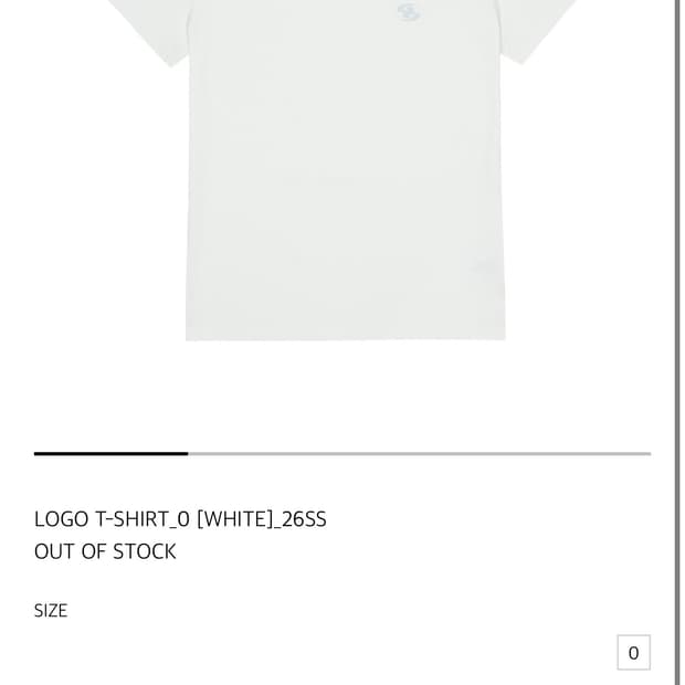 산산기어 26ss 반팔 LOGO T-SHIRT_O