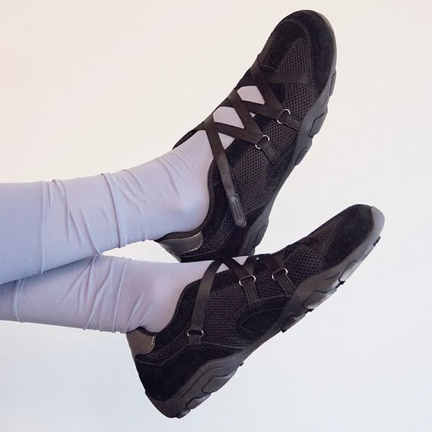 락피쉬웨더웨어 ZANE X-STRAP SNEAKERS black