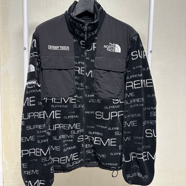 슈프림 노스페이스 스팁테크 플리스L