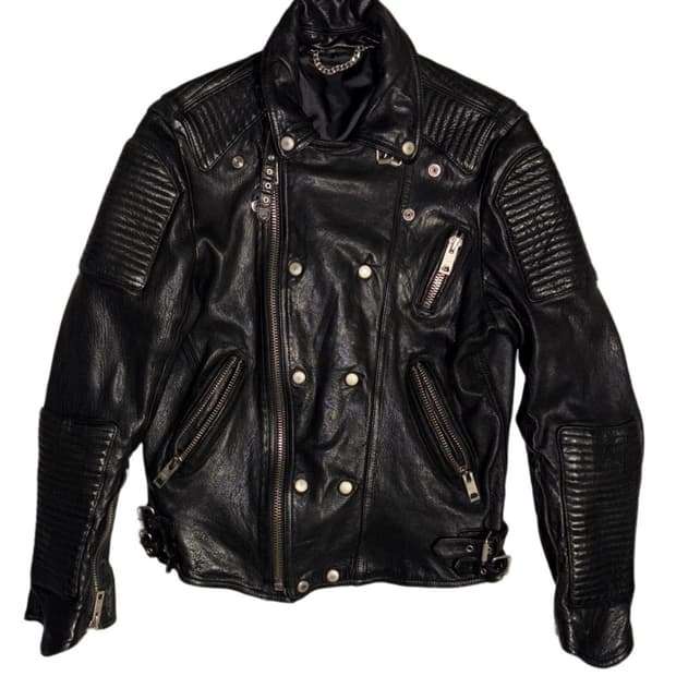 Sheepskin Leather Biker jacket