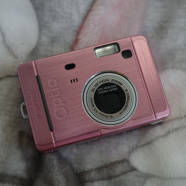 펜탁스 옵티오 S40 Pentax Optio 디카 핑크