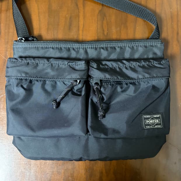 요시다 포터 포스 숄더백 S 블랙