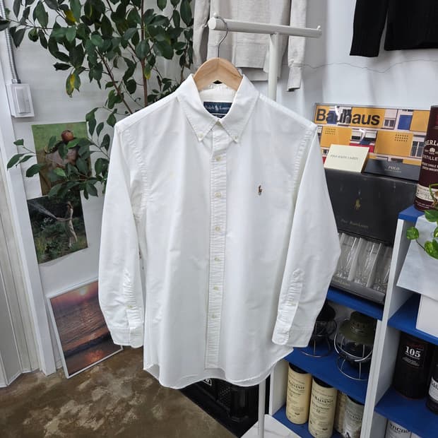 폴로랄프로렌 솔리드 버튼다운 셔츠 M