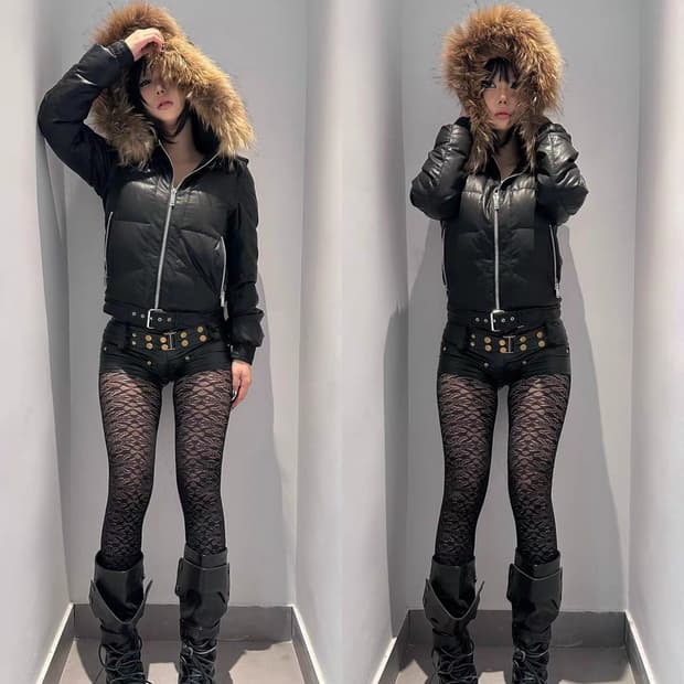 갸루깔 y2k 존예 패딩