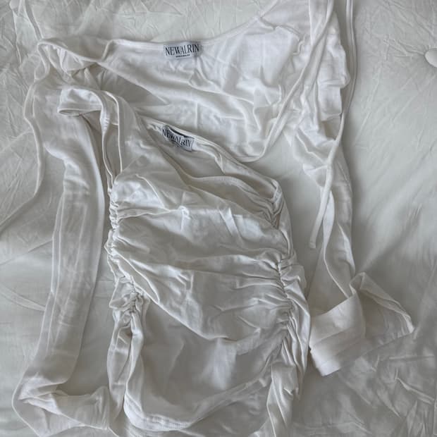 뉴얼린 원숄더 나시+볼레로 세트