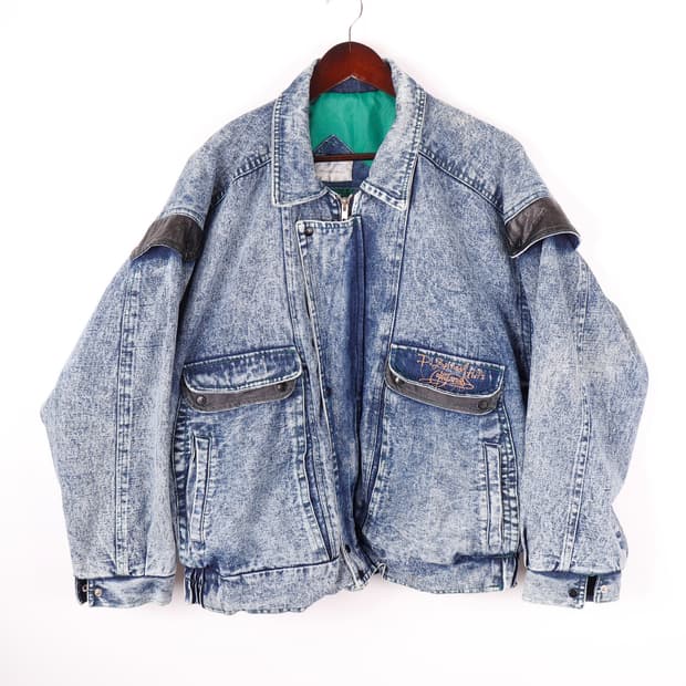 ellesse 데님자켓 (made in Itary)