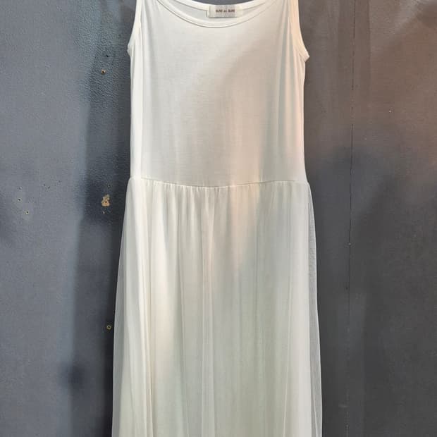 올리브데올리브 화이트 레이스 롱 끈원피스 S