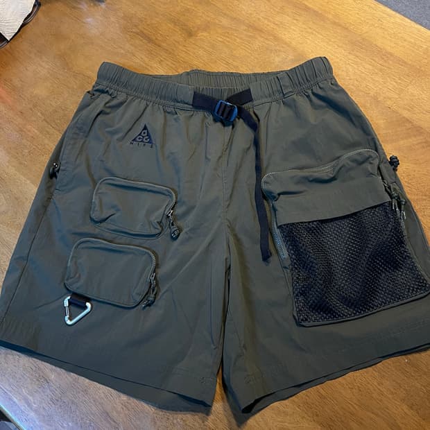 ACG 카고 쇼츠 팬츠 카키