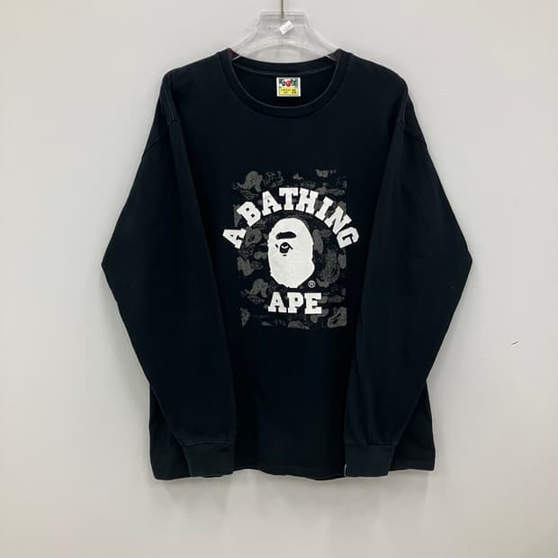 베이프 ABC닷 리플렉티브 컬리지 롱슬리브 2XL