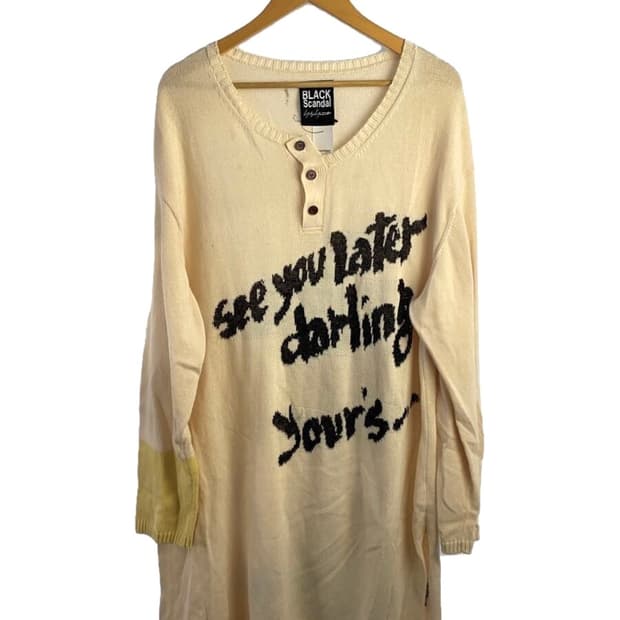 Yohji yamamoto pour homme henley neck