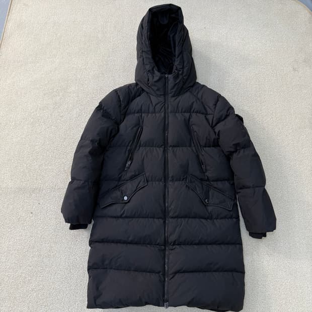 XS 게스 여성 덕다운 롱패딩 0204T1