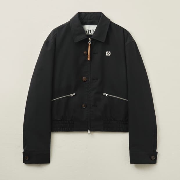 세터 테오 코튼 칼라 숏 자켓 블랙(ws)