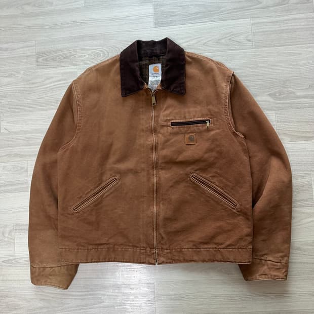 칼하트 j97 brn L 디트로이트 자켓