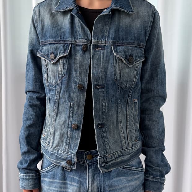 [M]폴로 데님앤서플라이 트러커 데님 자켓