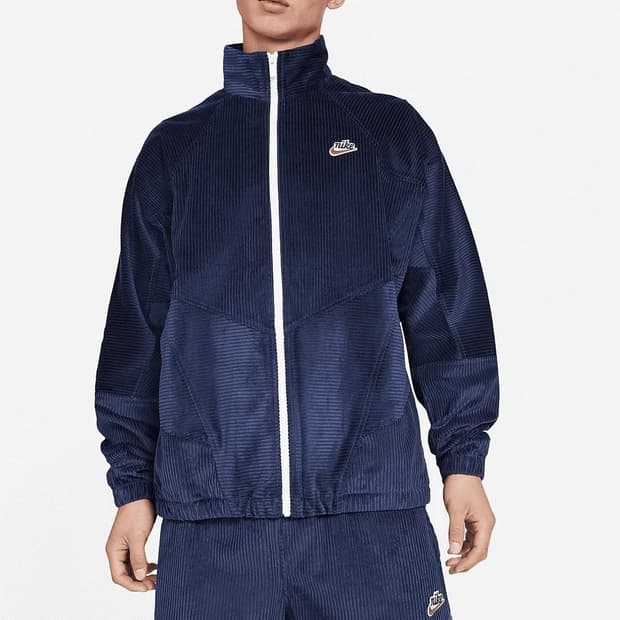 L 나이키 NSW 헤리티지 윈드러너 코듀로이 골덴 자켓