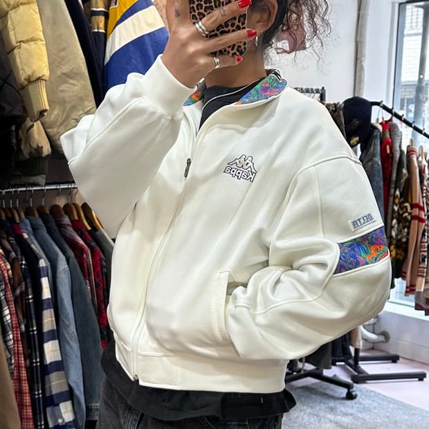 카파 90s 올드스쿨 사이드 로고 트랙탑 저지L